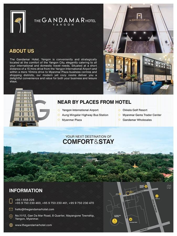 The Gandamar Hotel , Yangon Ngoại thất bức ảnh